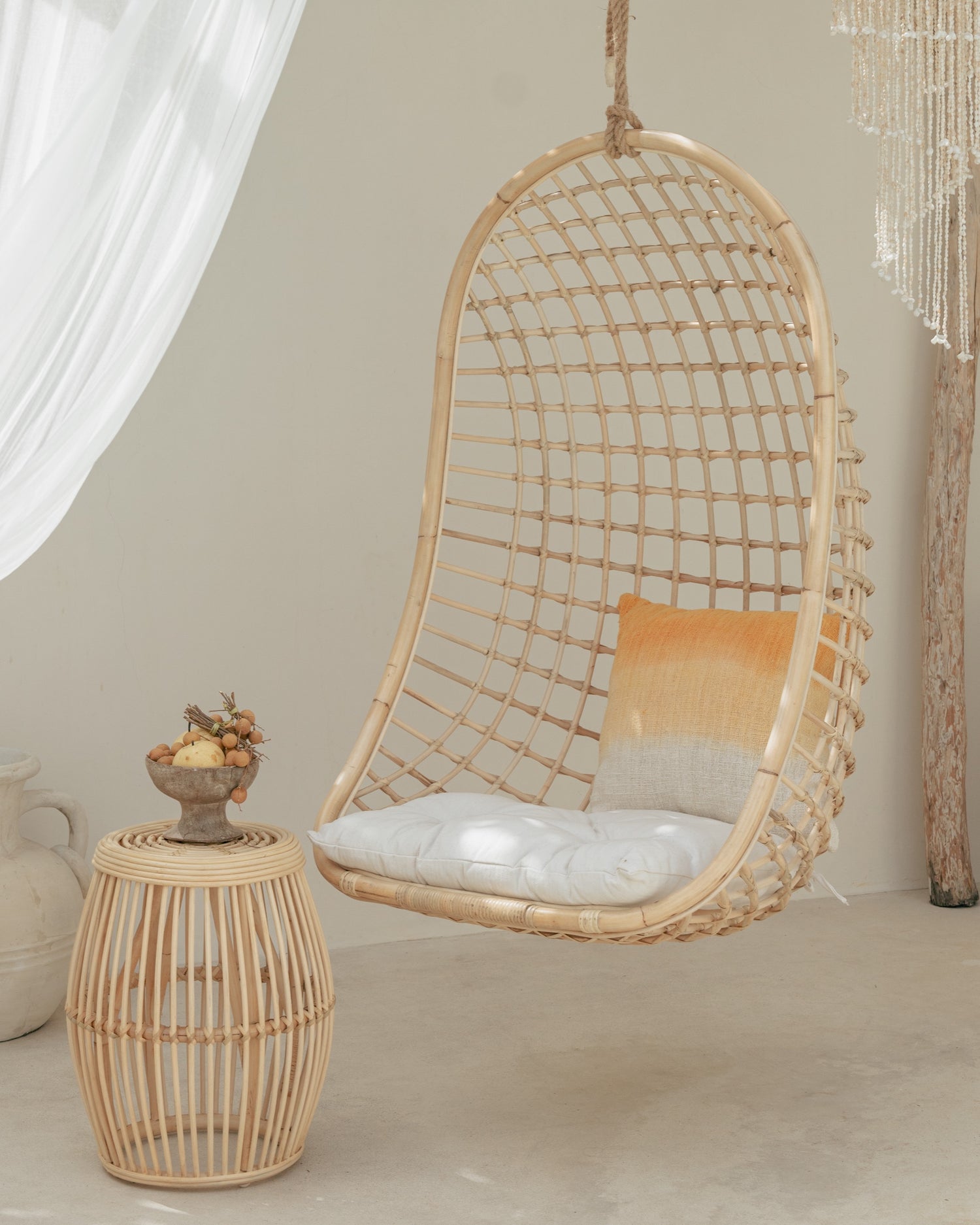 Cinta Hanging Egg Chair - Natural