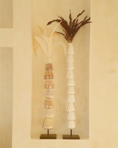 Shell Towers with Feather Tassel