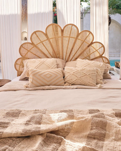 Gili Rattan Flower Bedhead