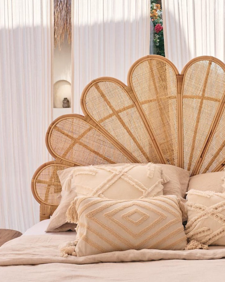 Gili Rattan Flower Bedhead