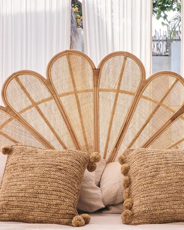 Gili Rattan Flower Bedhead