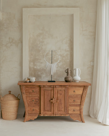 Teak Console Cabinet