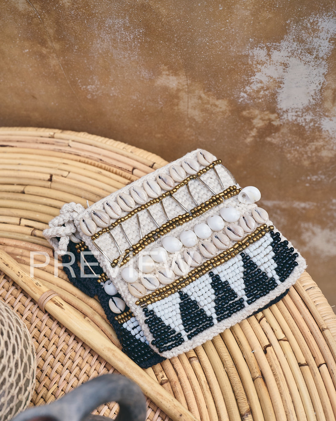 Shell, Embellish Hand Beaded Purses