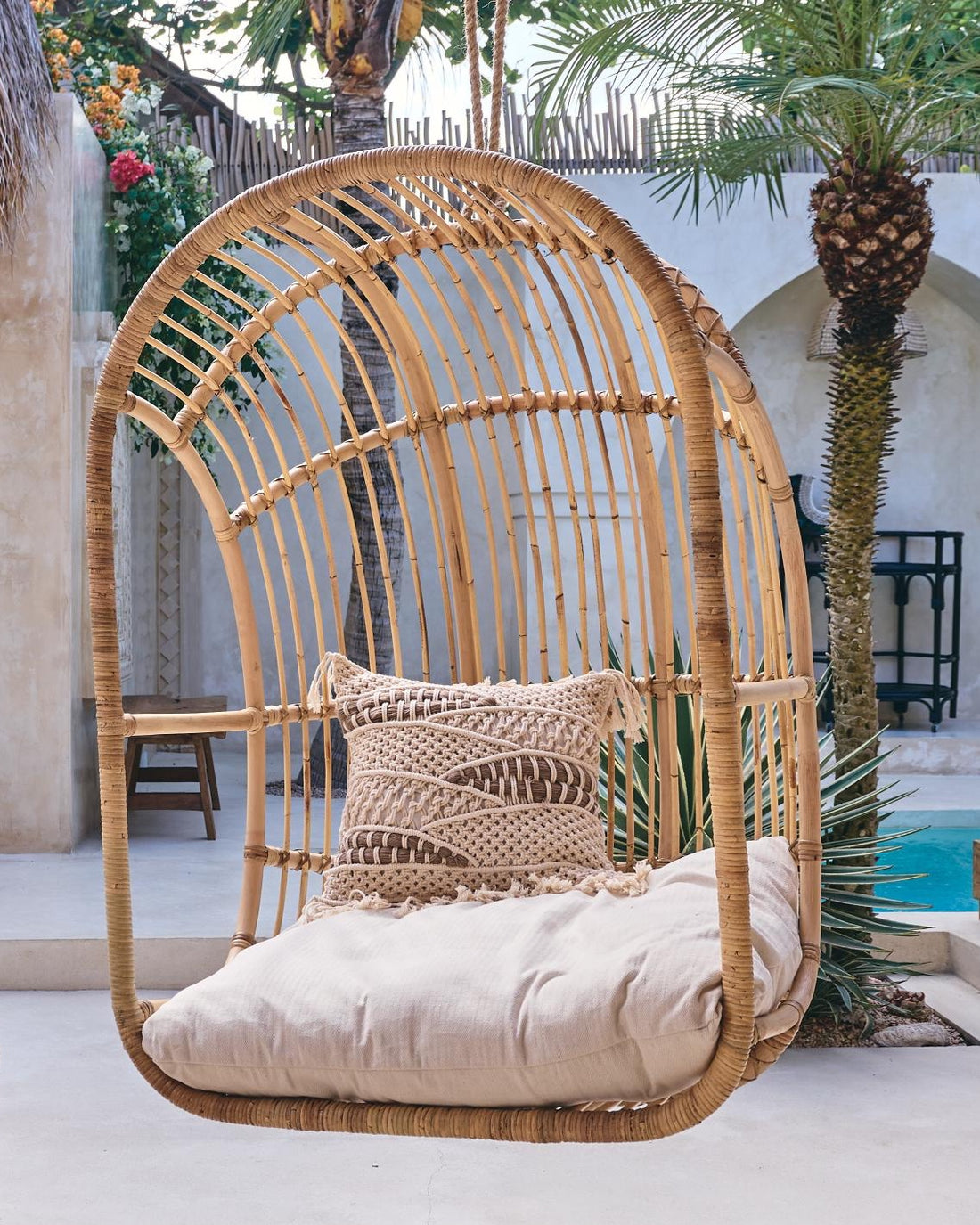 Suku Round Hanging Chair - Natural