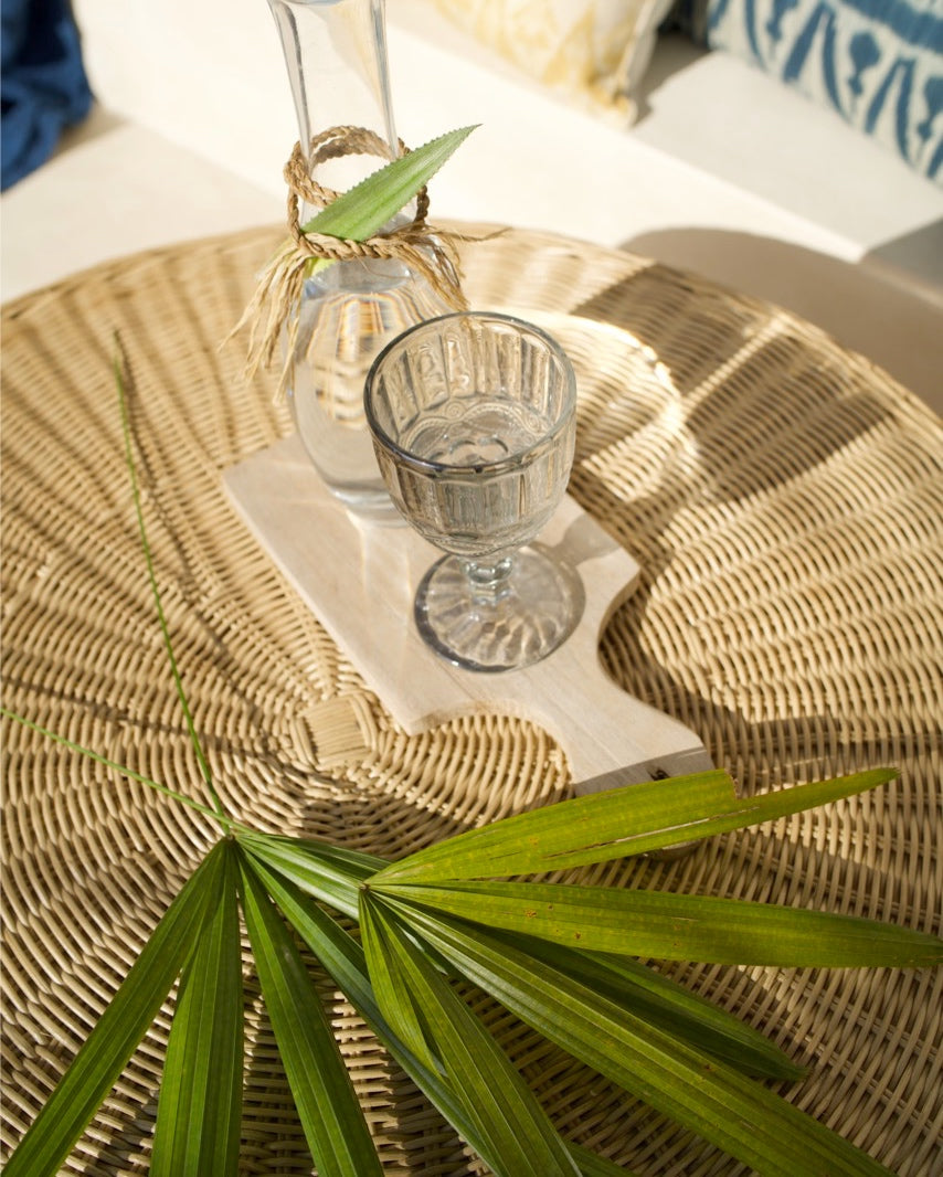 Agung Rattan Wide Round Coffee Table