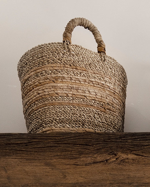 Natural Multi-texture Seagrass Baskets - Small, Medium, Large