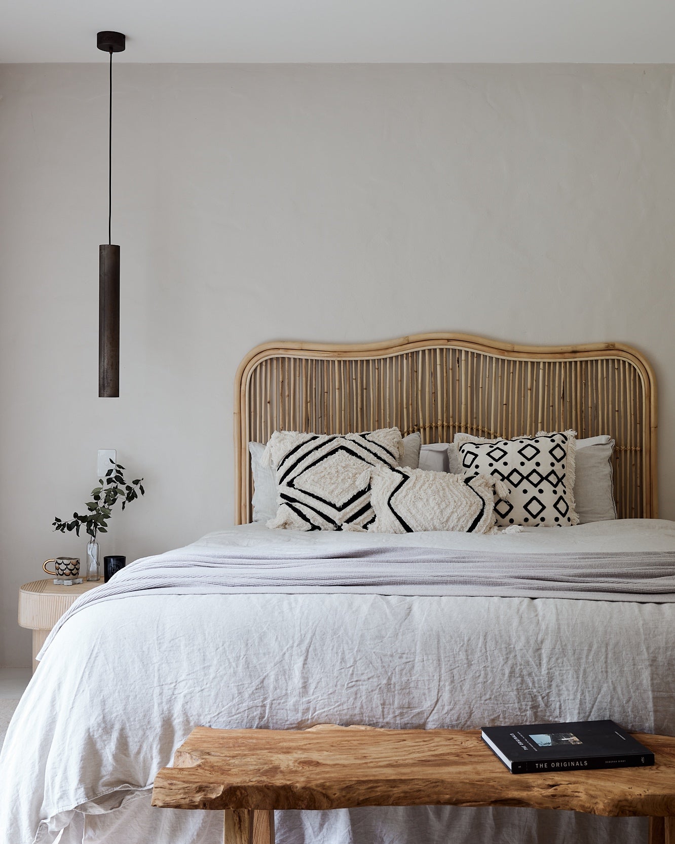 Lembongan Arched Rattan Bedhead