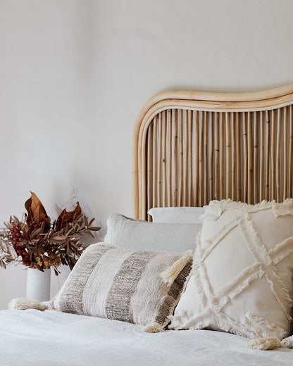 Lembongan Arched Rattan Bedhead