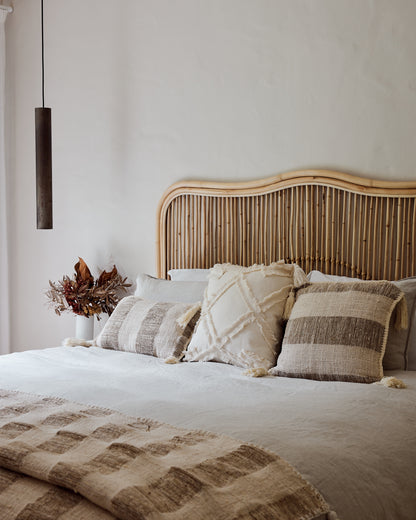 Lembongan Arched Rattan Bedhead