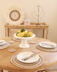 Double Weave Spiral Design Rattan Placemats