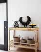 Mentawi Rattan Bar Cart Console Trolley