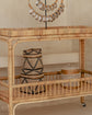 Mentawi Rattan Bar Cart Console Trolley