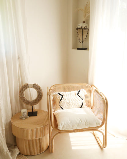 Suarga Woven Rattan &amp; Cane Armchair