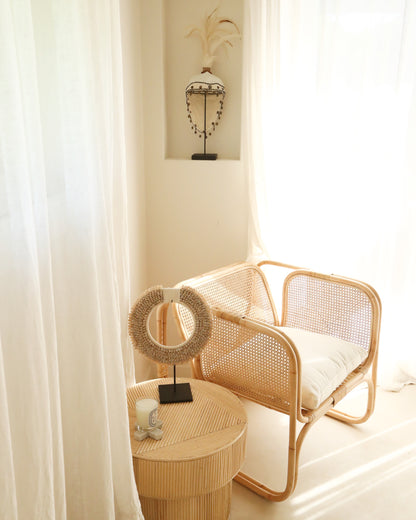 Suarga Woven Rattan &amp; Cane Armchair