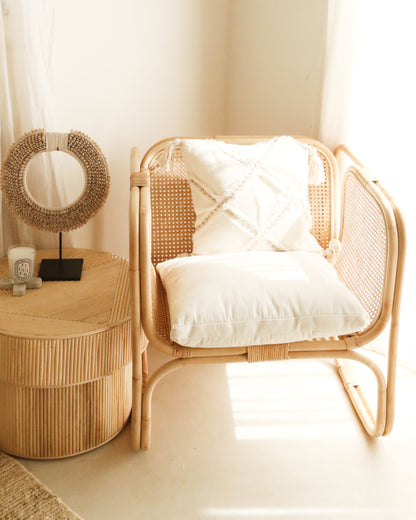 Suarga Woven Rattan &amp; Cane Armchair